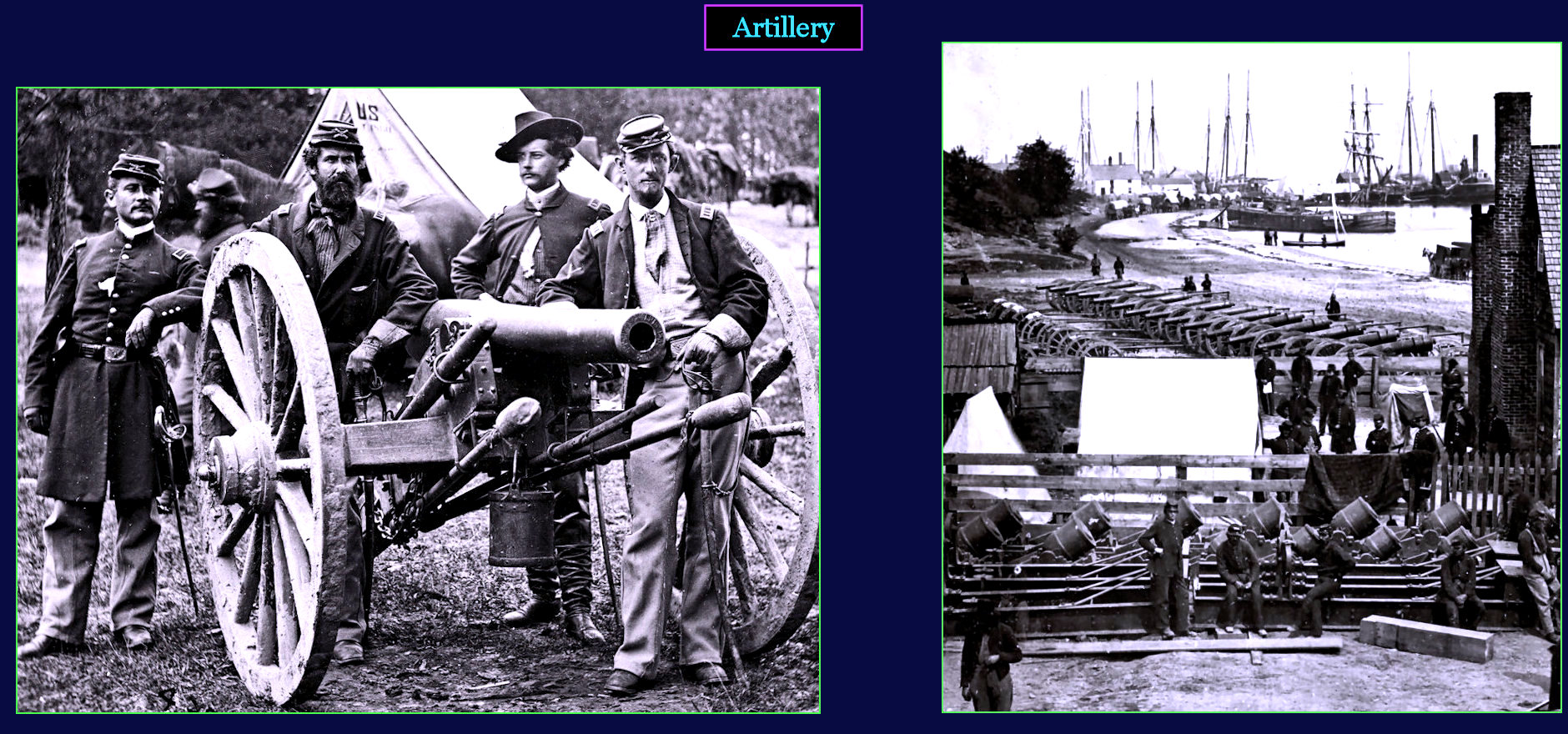 Peninsula campaign field artillery, 1862